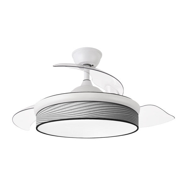 Ventilador de Techo con Luz LED Moda 108 cm Blanco Fabrilamp - imagen 2 | Fabrilamp / Abrila