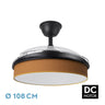 Ventilador de Techo MODA Fabrilamp / Abrila 212490909 con aspas retráctiles