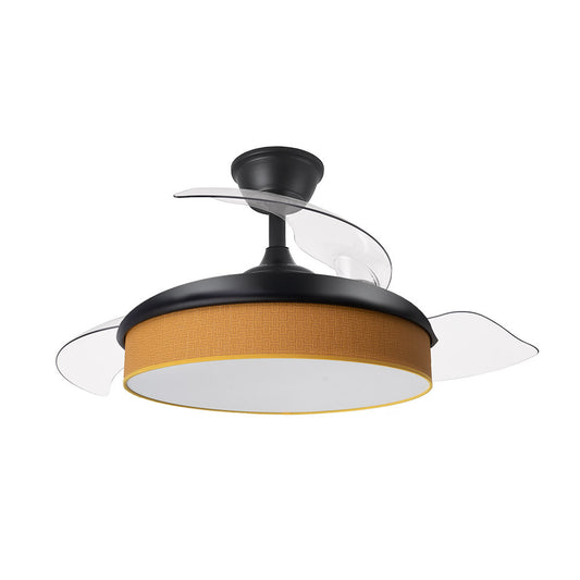 Ventilador MODA fabricado en metal y ABS color negro/naranja