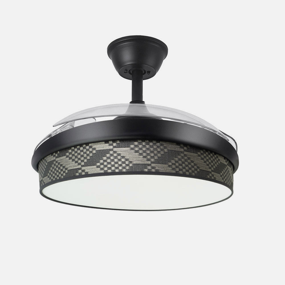 Ventilador de techo LED con Motor DC silencioso y 3 temperaturas de luz