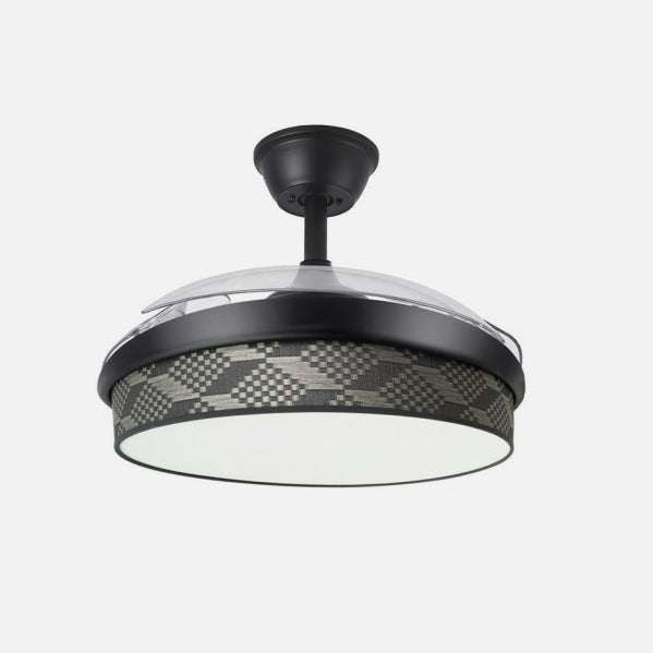 Ventilador de Techo MODA 91 cm Aspas Retráctiles LED Negro Fabrilamp