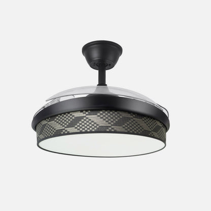 Ventilador de Techo MODA 91 cm Aspas Retráctiles LED Negro Fabrilamp - vista principal | Fabrilamp / Abrila