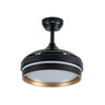 Ventilador de techo NALON negro y oro Fabrilamp / Abrila 213099016