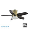 Ventilador Techo LED DC Neutron Fabrilamp / Abrila 207991536