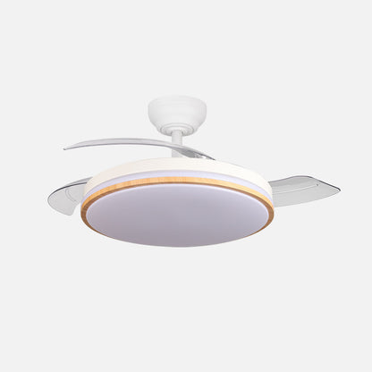 Ventilador Parlatore fabricado en Metal color Blanco/Haya