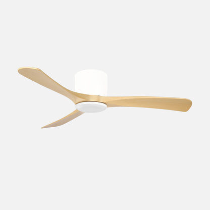 Ventilador Paterna fabricado en Metal color Blanco con aspas Haya