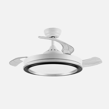 Ventilador de techo con motor DC silencioso y luz LED con temperatura de color ajustable
