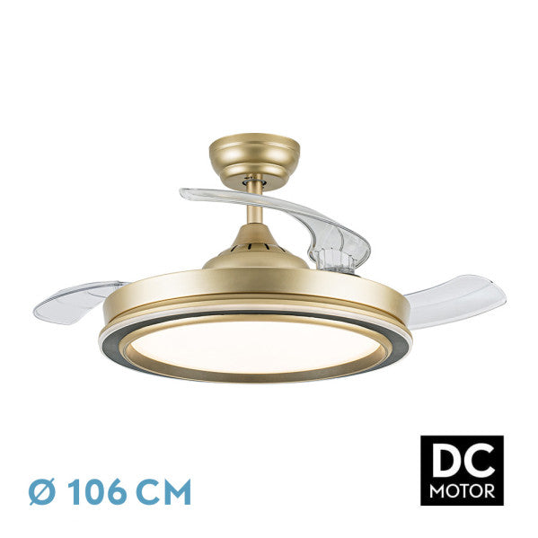 Ventilador DC Silencioso | Fabrilamp / Abrila Picolo | 106cm | Ref: 206491329 | LUZGURU
