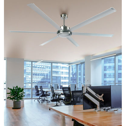 Ventilador de Techo Sanson 305 cm Níquel Plata Fabrilamp - vista principal | Fabrilamp / Abrila