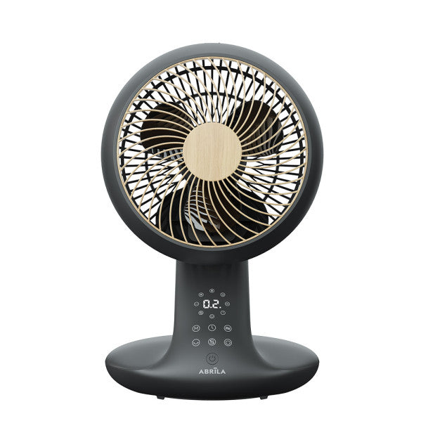 Ventilador de Sobremesa Miera 20W Negro y Haya con Mando Fabrilamp - imagen 2 | Fabrilamp / Abrila