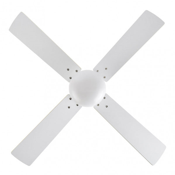 Ventilador de techo Sofia DC blanco con aspas reversibles, mando a distancia incluido.