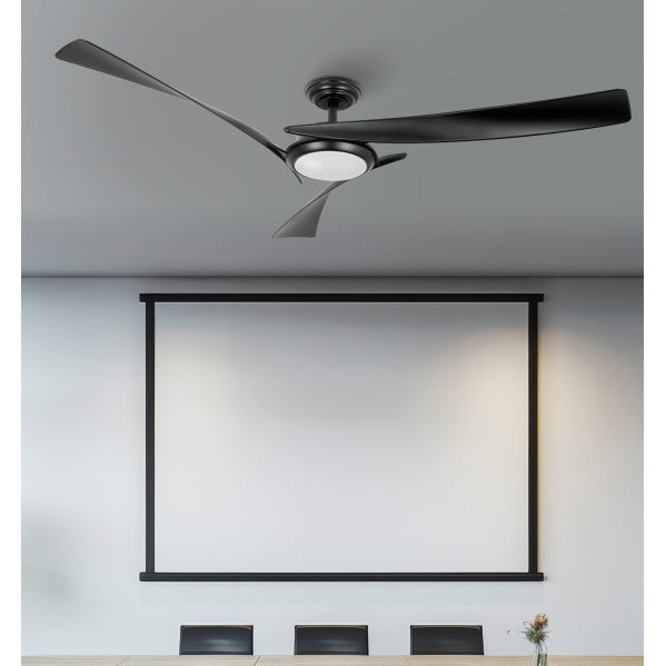 Ventilador de Techo con Luz LED Tarento 132 cm Negro Fabrilamp - vista principal | Fabrilamp / Abrila · Ref. 209691309