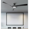 Ventilador de techo DC Tarento negro Fabrilamp / Abrila 209691309