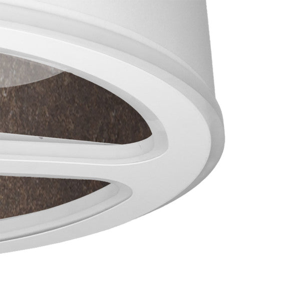 Ventilador de Techo con Luz Tatiana 62 cm Blanco y Óxido Fabrilamp - imagen 2 | Fabrilamp / Abrila