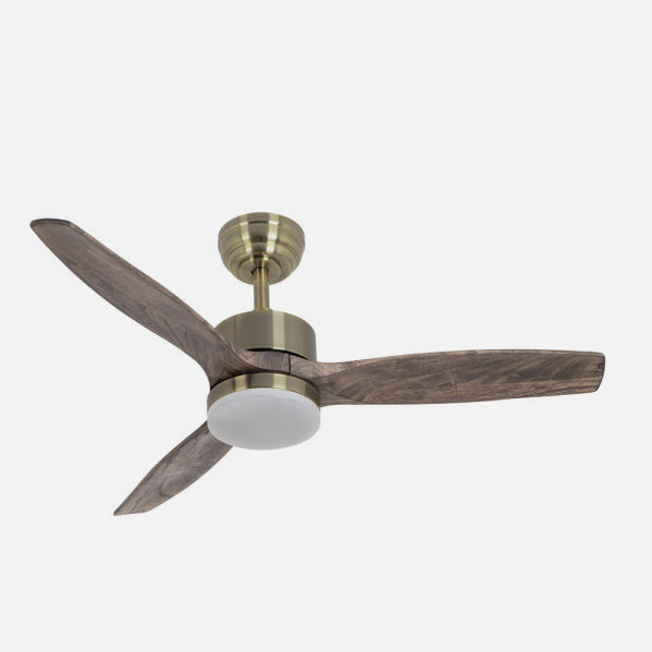 Ventilador de Techo Torino DC 107 cm Cuero y Roble con LED Fabrilamp - imagen 3 | Fabrilamp / Abrila