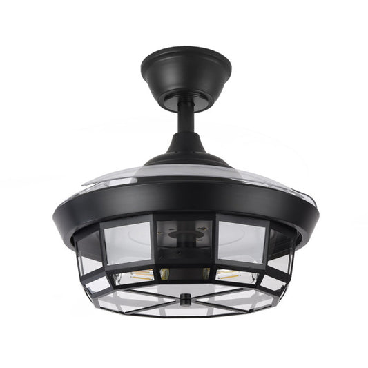 Ventilador de Techo Tornado Mini Negro 91 cm con Luz Fabrilamp - imagen 2 | Fabrilamp / Abrila