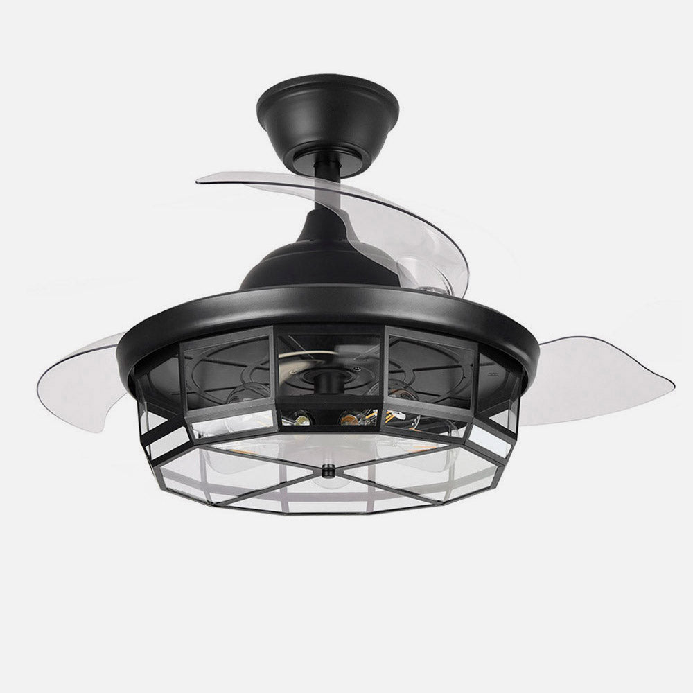 Ventilador de techo con motor DC silencioso y 6 velocidades ajustables