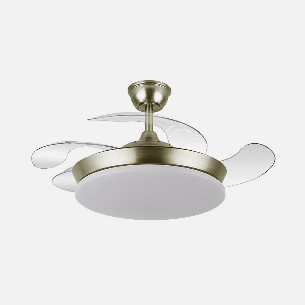 Ventilador de techo con motor DC silencioso y luz LED regulable