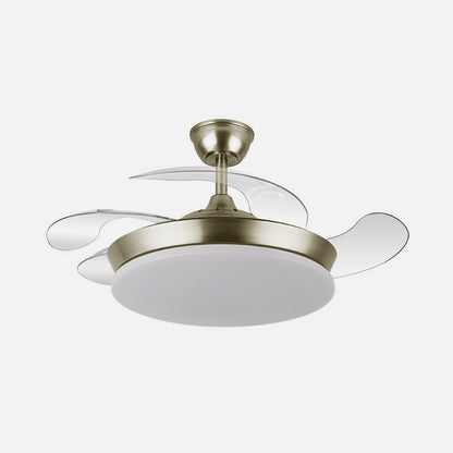 Ventilador de techo con aspas retráctiles y motor DC silencioso