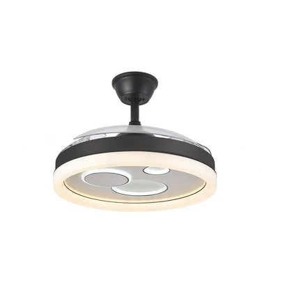 Ventilador TURIA con iluminación LED de 6120 lúmenes ideal para salones modernos