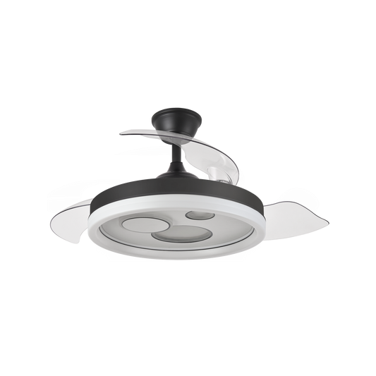 Ventilador de Techo Turia 107 cm Aspas Retráctiles LED Fabrilamp - vista principal | Fabrilamp / Abrila · Ref. 184891409