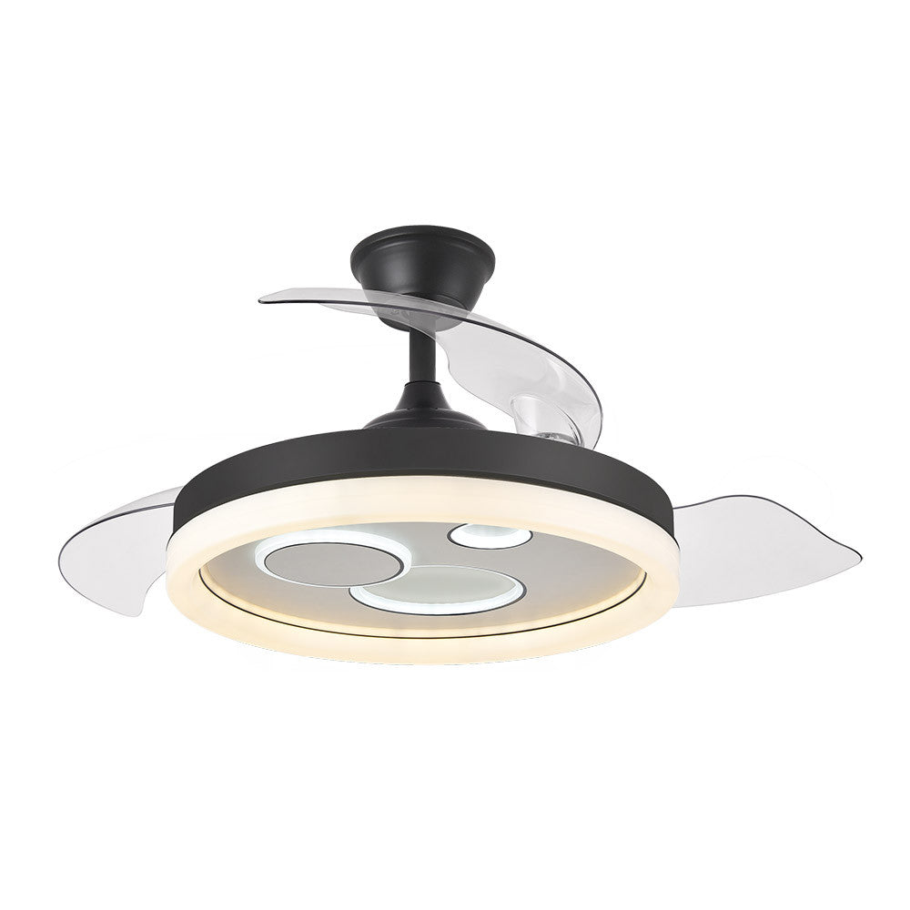 Ventilador de Techo Turia 107 cm Aspas Retráctiles LED Fabrilamp - imagen 3 | Fabrilamp / Abrila · Ref. 184891409