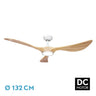 Ventilador de Techo DC Viana Blanco/Haya Fabrilamp / Abrila 211991368