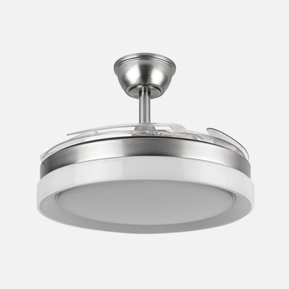 Ventilador Zenit fabricado en Metal y ABS color Níquel