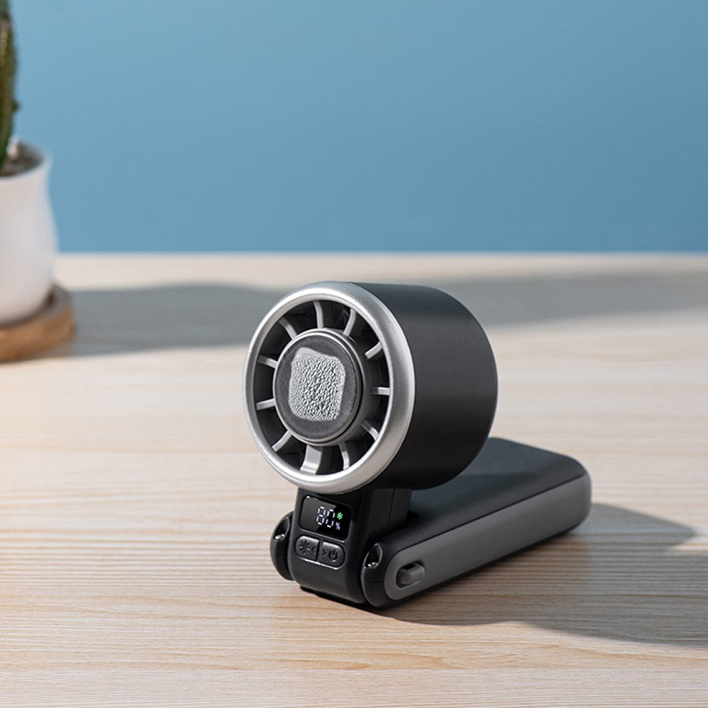 Mini ventilador recargable ideal para llevar de viaje