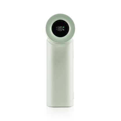 Ventilador Nico fabricado en plástico color verde