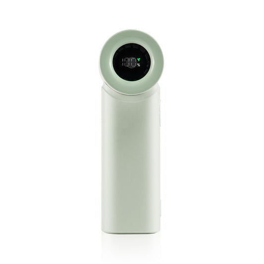 Ventilador Nico fabricado en plástico color verde