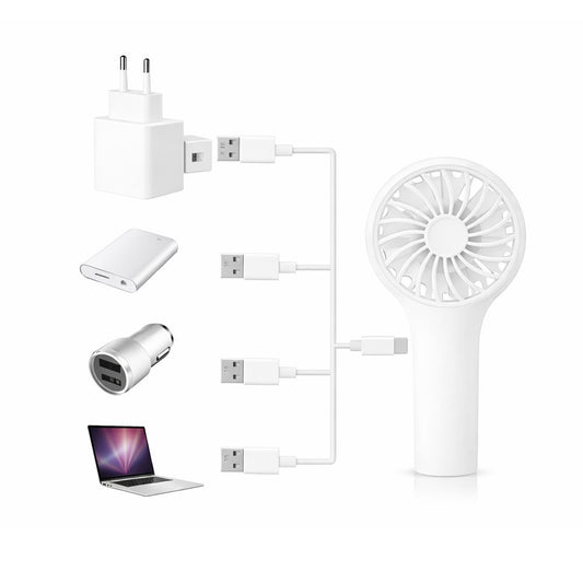 Ventilador de mano recargable Travel Blanco CristalRecord - imagen 2 | CristalRecord