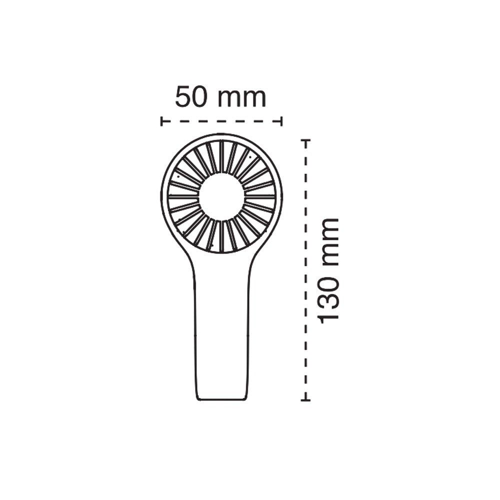 Mini ventilador portátil con 3 velocidades ajustables para refrescarse