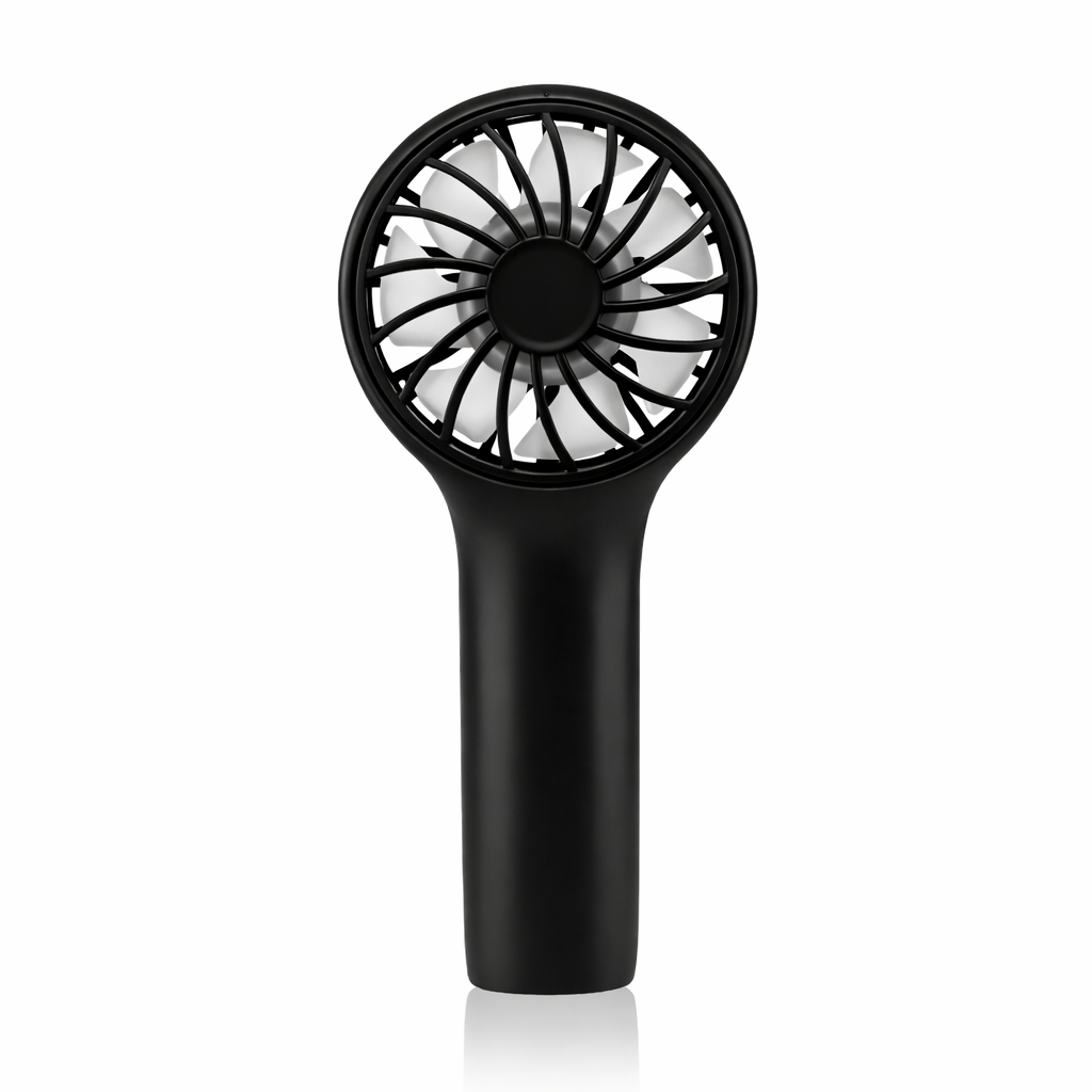 Ventilador de Mano Recargable Travel Negro CristalRecord 85-029-00-008
