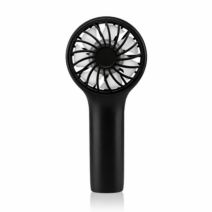 Ventilador de Mano Recargable Travel Negro CristalRecord 85-029-00-008