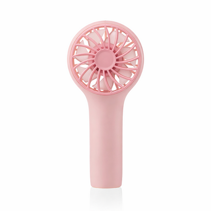 Ventilador de mano Travel Rosa CristalRecord, ref. 85-029-00-140, ideal para combatir el calor.
