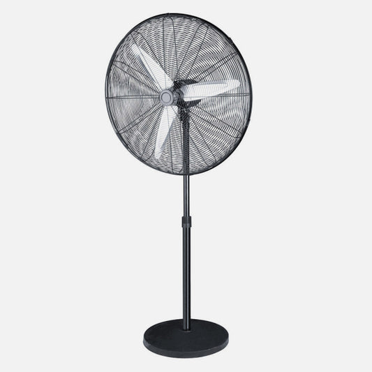 Ventilador de Pie Industrial Alarcon 120 W 55 cm Negro y Plata Fabrilamp - imagen 2 | Fabrilamp / Abrila