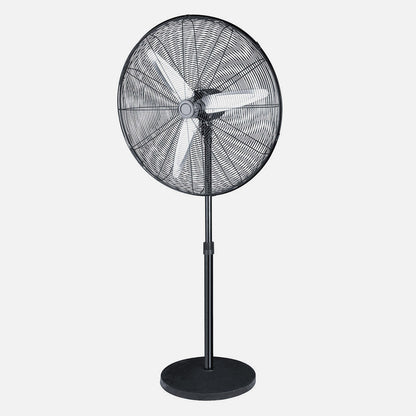 Ventilador Alarcon fabricado en Metal, Aluminio y Policarbonato color Negro/Plata