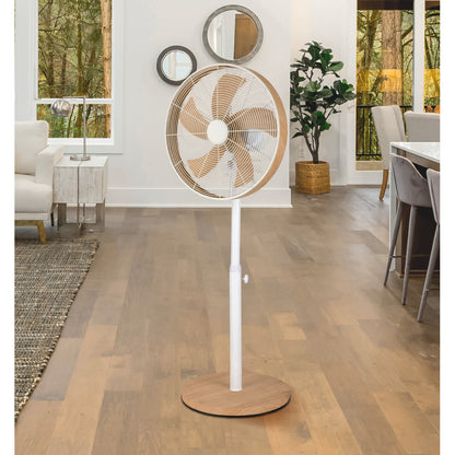 Ventilador de pie con 3 velocidades ajustables para tu confort