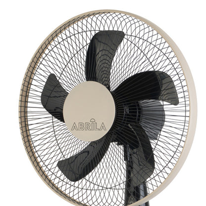 Ventilador de Pie Belmonte 45W Negro y Beis Altura Regulable Fabrilamp - imagen 2 | Fabrilamp / Abrila