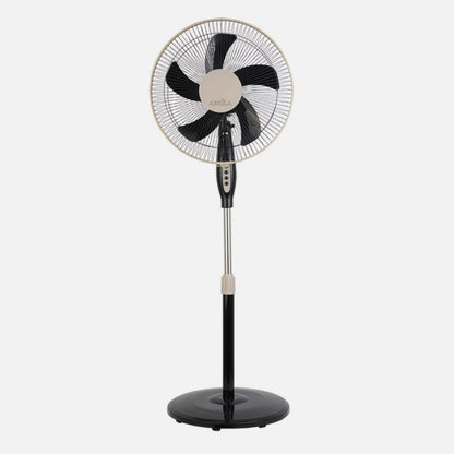 Ventilador de Pie Belmonte 45W Negro y Beis Altura Regulable Fabrilamp - imagen 4 | Fabrilamp / Abrila