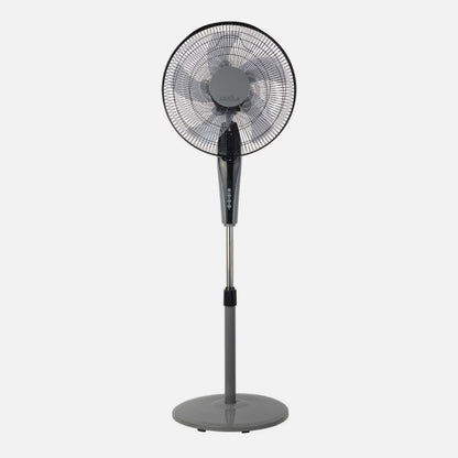 Ventilador de Pie Borlon 43 cm Negro y Gris con Mando Fabrilamp - imagen 3 | Fabrilamp / Abrila