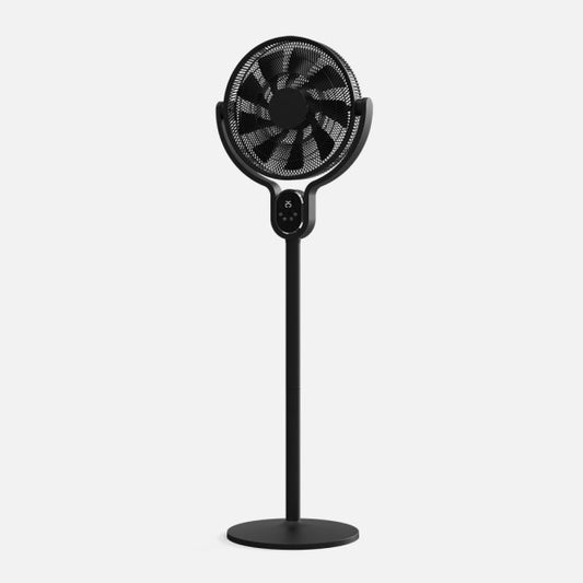 Ventilador de Pie Cadalso Negro 45 cm Motor DC con Mando Fabrilamp - vista principal | Fabrilamp / Abrila