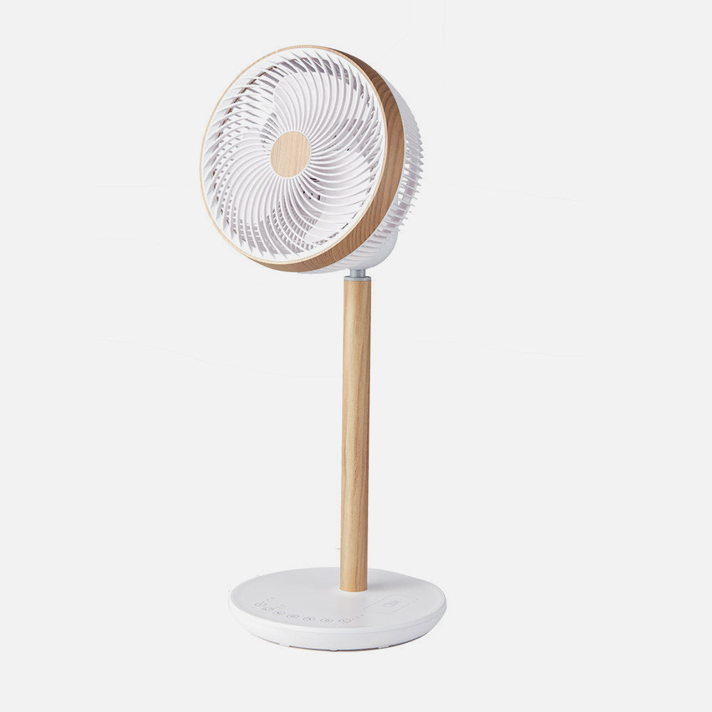 Ventilador Colibri fabricado en Metal, ABS y Policarbonato color Blanco/Haya