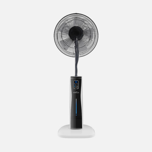Ventilador de Pie Nebulizador Corvo 75 W Blanco y Negro Fabrilamp - vista principal | Fabrilamp / Abrila