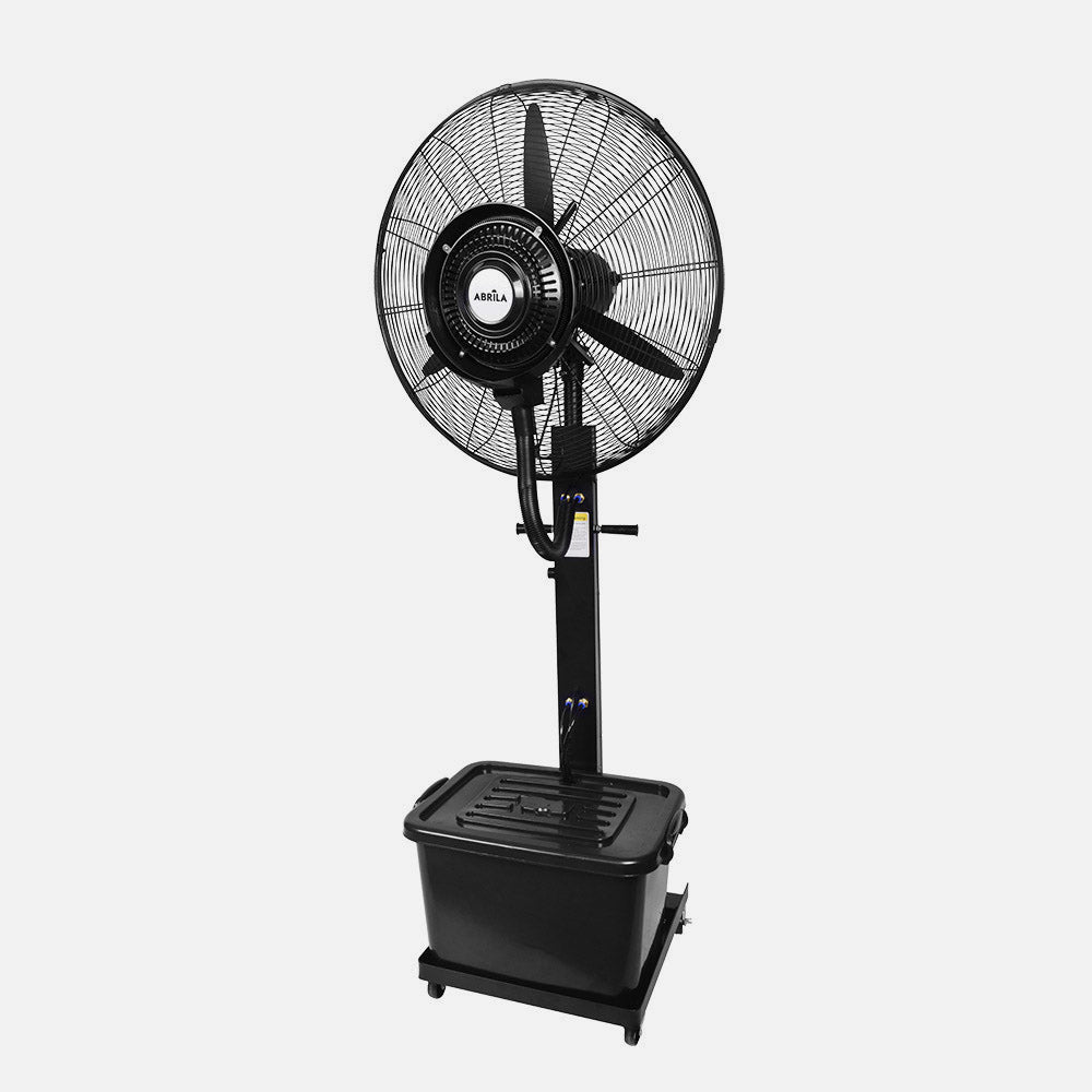 Ventilador Diluvio fabricado en Metal color Negro