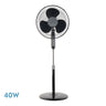 Ventilador de pie Etesio negro Fabrilamp / Abrila 183941009
