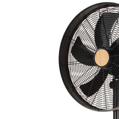 Ventilador de Pie Falcon 45 cm Negro y Haya Oscilante Fabrilamp - imagen 2 | Fabrilamp / Abrila