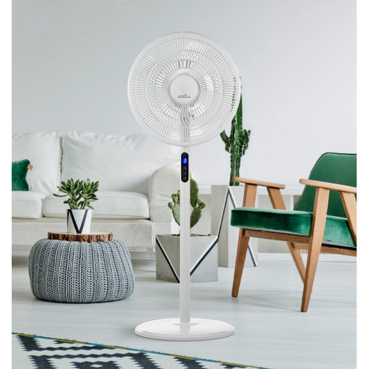Ventilador de Pie ICONO 45 W Blanco Abrila - imagen 2 | Fabrilamp / Abrila