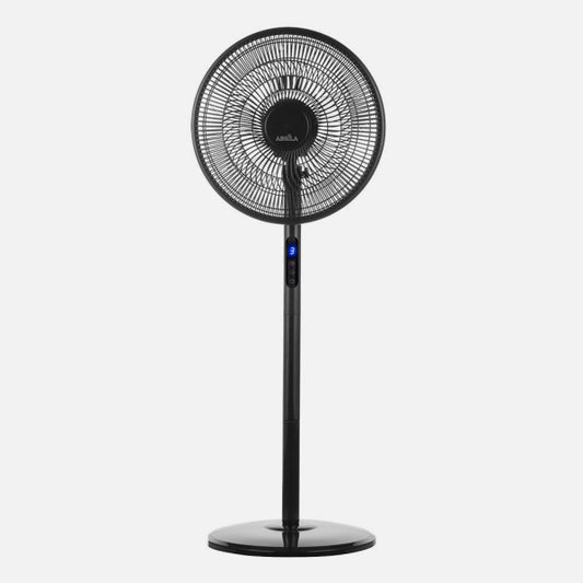 Ventilador de Pie Icono Negro 45W con Mando y Temporizador Fabrilamp - imagen 2 | Fabrilamp / Abrila
